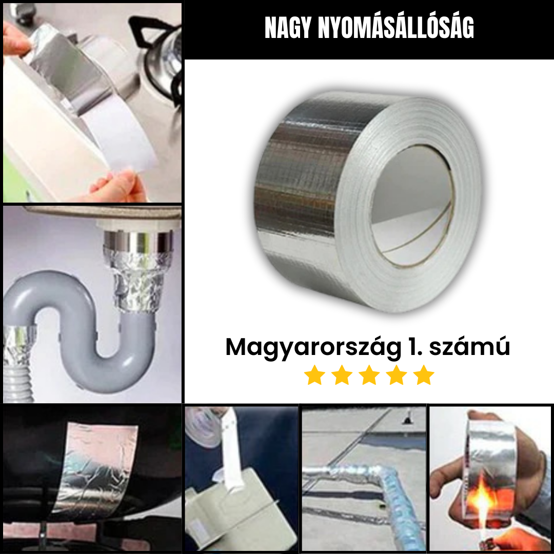 MegaFix™ – Professzionális Butil Tömítő Megoldás: Azonnal Megállítja a Vízszivárgást, Ellenáll a Szélsőséges Hőnek és Megmenti Önt a Több Tízezres Javítási Számláktól!