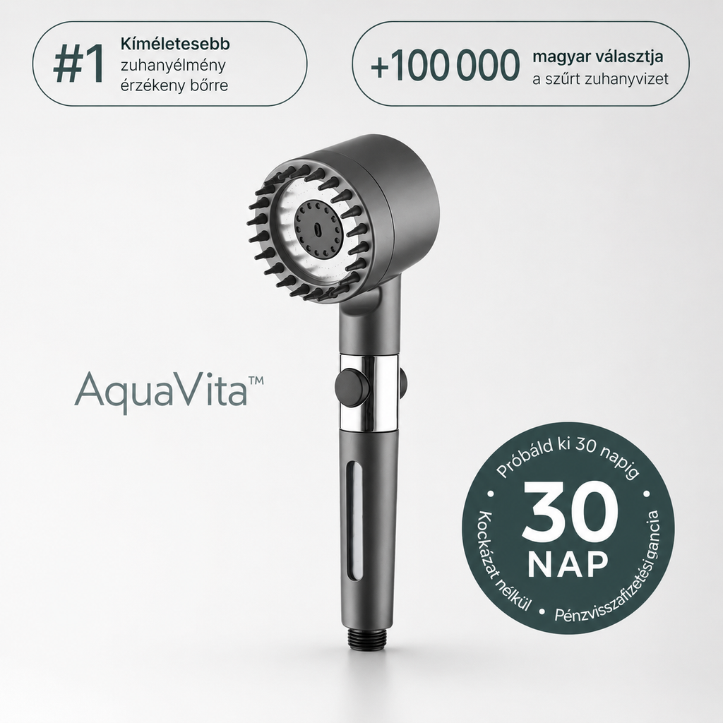 Mentsd meg a bőröd, a hajad és az egészséged a katasztrófától az AquaVita Oasis™-szal! (+1 extra szűrő ajándékba ma)