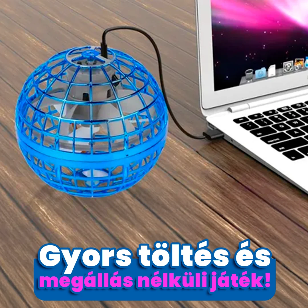 SpinNova™ LED-es Repülő UFO Labda – Visszatérő Dobás Kézmozdulat-Érzékeléssel | Látványos Játék Gyerekeknek és az Egész Családnak